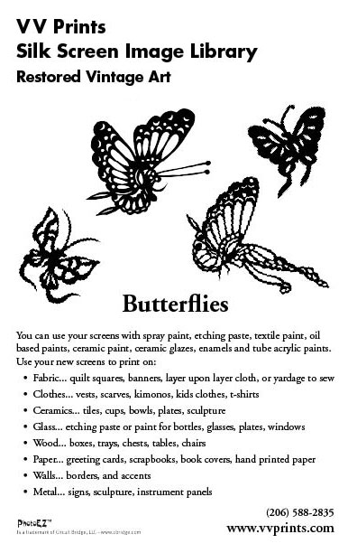 [Butterflies Silkscreen]