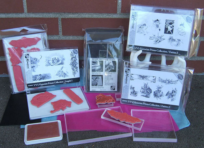 [VV's Victorian Prints Rubber Stamps]