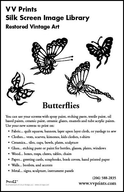 [Butterflies Silkscreen]
