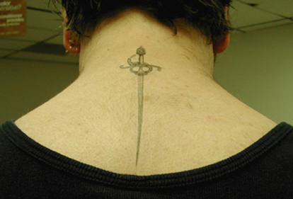 [sword tattoo]